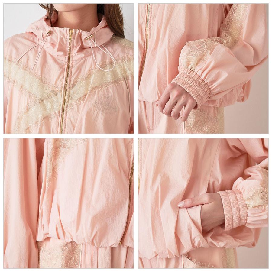 新作新品タグ付き　スナイデル♡Chacottコラボナイロンレースブルゾン Chacott】コラボナイロンレースブルゾン(ブルゾン)｜アウター｜SNIDEL