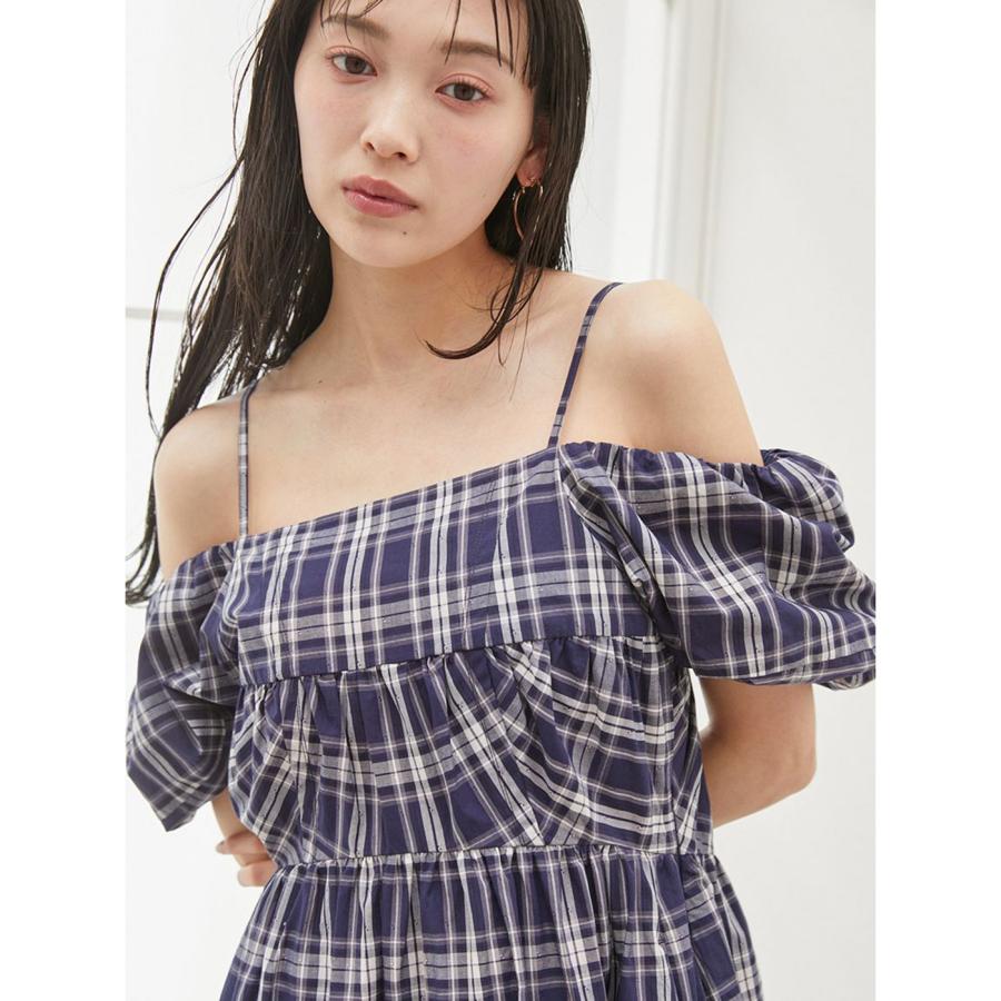 snidel オフショルパフスリワンピースホワイト1新品タグ付き定価20900円 オフショルパフスリワンピース（マキシ丈/ロングワンピース