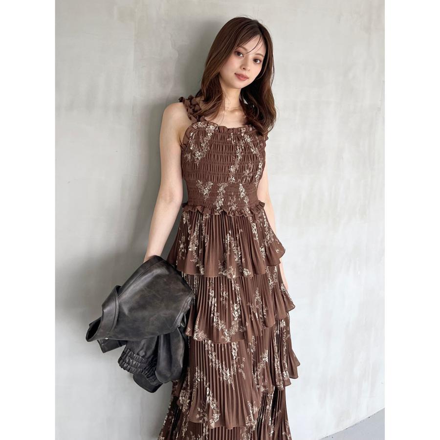 SNIDEL ティアードプリントキャミワンピース SNIDEL｜ティアードプリントキャミワンピース | Rakuten Fashion(楽天