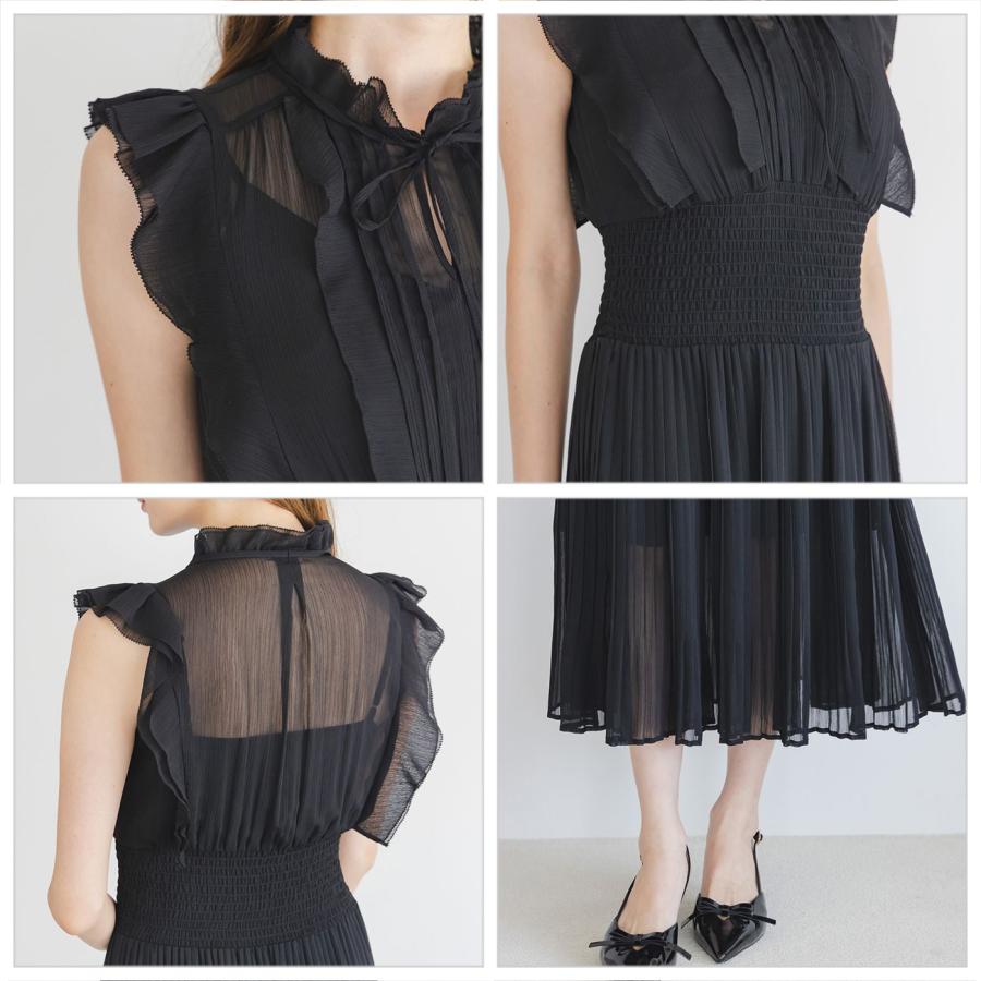 【新品未使用】スナイデル Sustainableシアープリーツウエストワンピース Sustainableシアープリーツウエストワンピース(マキシ・ロング