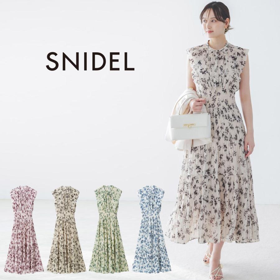 SNIDEL（スナイデル） (予約) SNIDEL Sustainableフリルワンピース