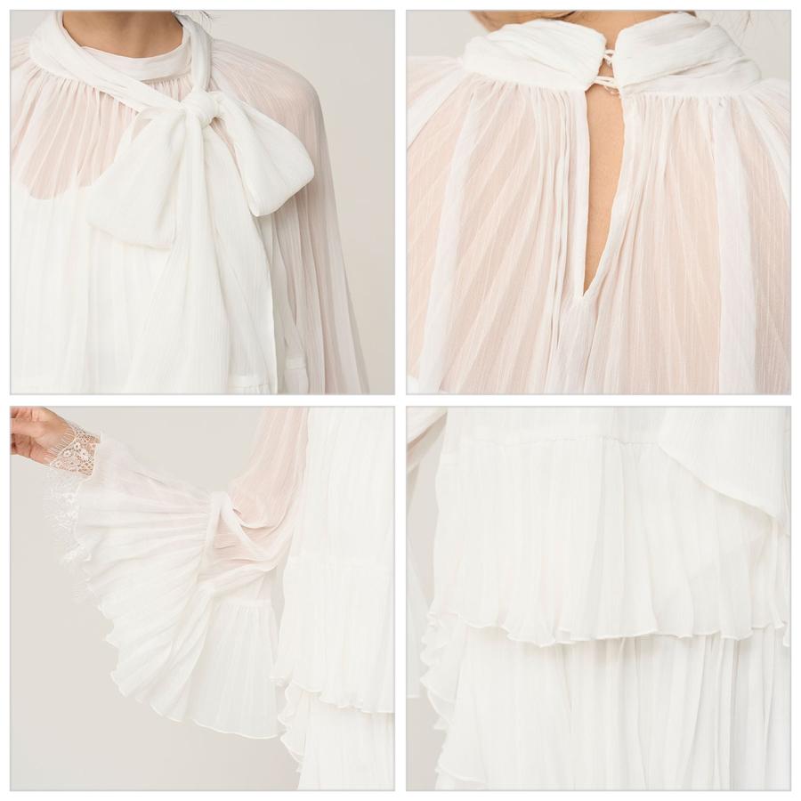 SNIDEL（スナイデル） SALE40%OFF レーストリムシフォンセットアップ