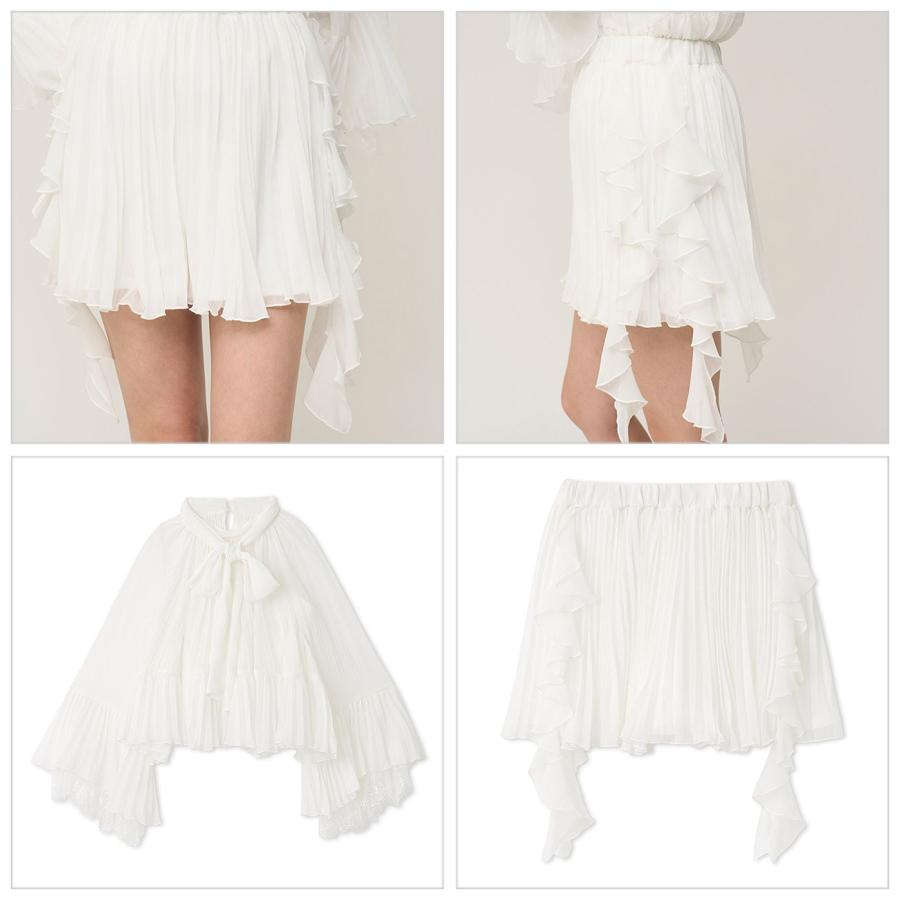 SNIDEL（スナイデル） SALE40%OFF レーストリムシフォンセットアップ