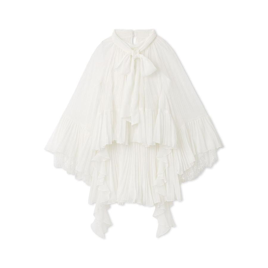 SNIDEL（スナイデル） SALE40%OFF レーストリムシフォンセットアップ