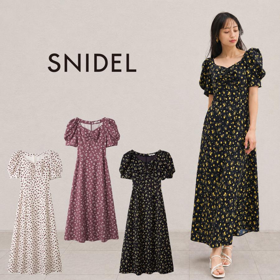SNIDEL（スナイデル） Sustainableフルーツプリントワンピース