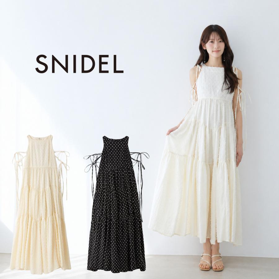 SNIDEL（スナイデル） ドビードットティアードワンピース swfo262033