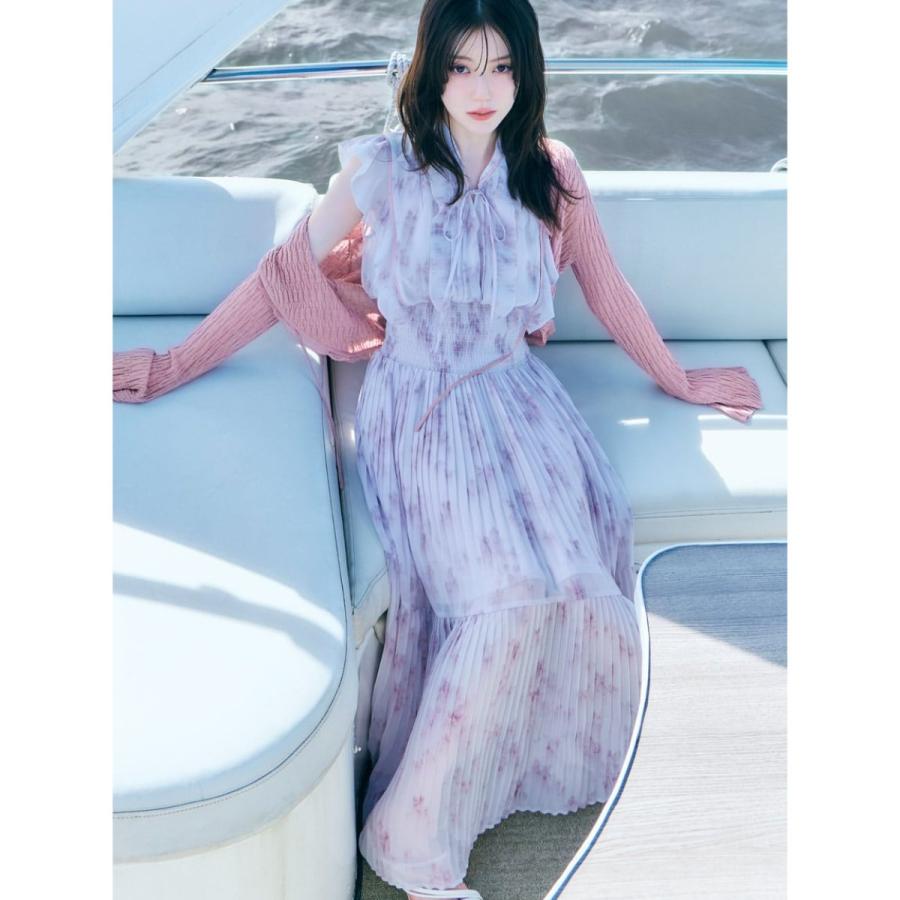 SNIDEL（スナイデル） Sustainableフリルプリーツワンピース