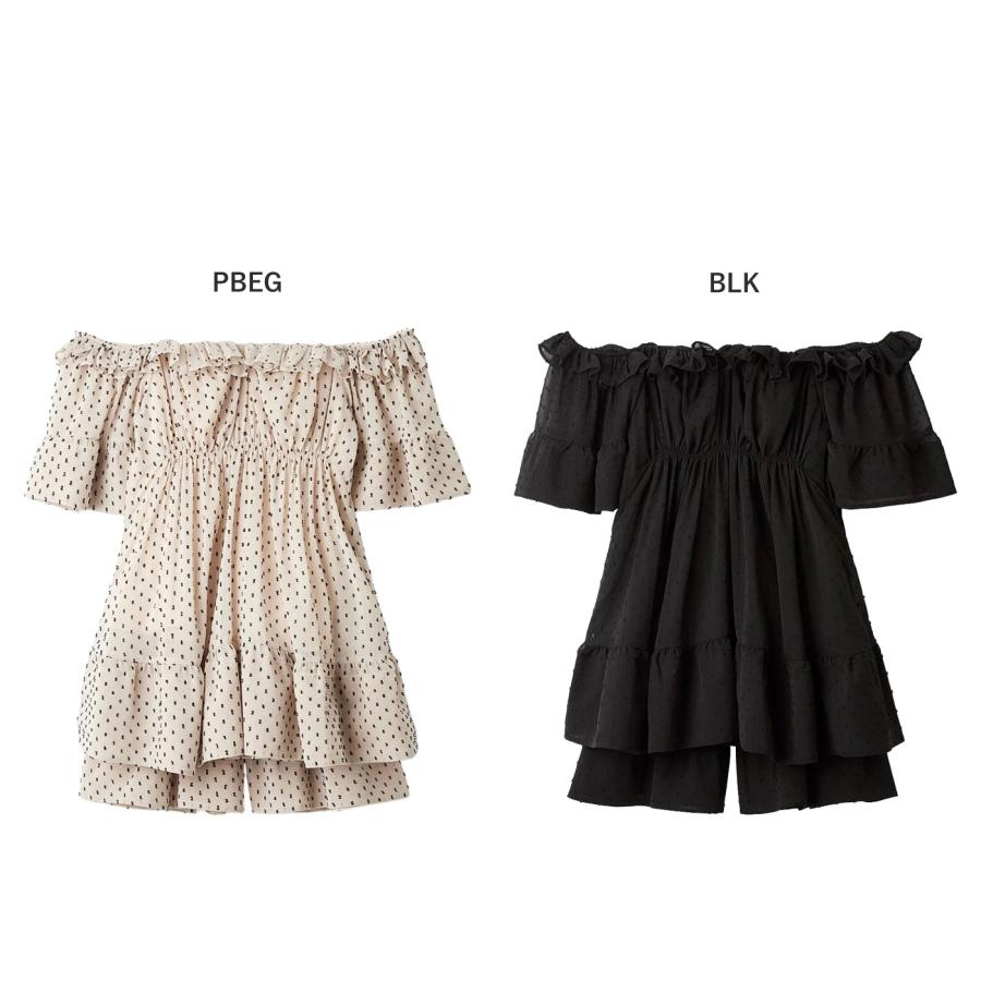 SNIDEL（スナイデル） SALE30%OFF オフショルギャザーセットアップ