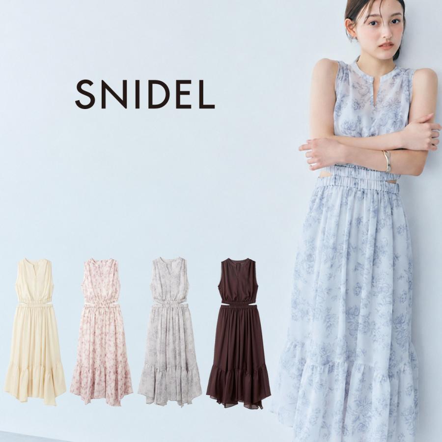 SNIDEL ノースリーブ ロングワンピース　定価17930円 SNIDEL ノースリーブ ロングワンピース 定価17930円 SNIDEL