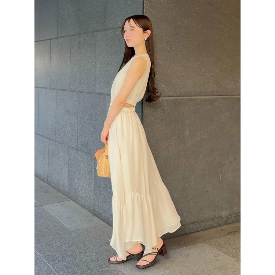 SNIDEL（スナイデル） SALE30%OFF ノースリーブティアードワンピース