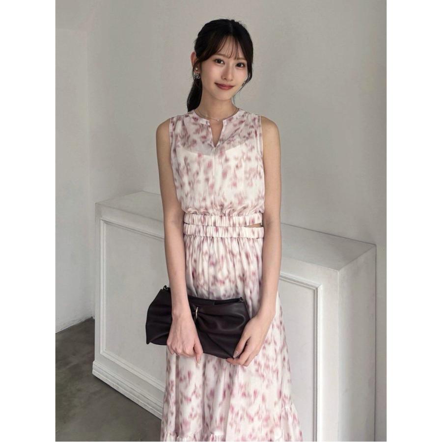 SNIDEL（スナイデル） SALE30%OFF ノースリーブティアードワンピース