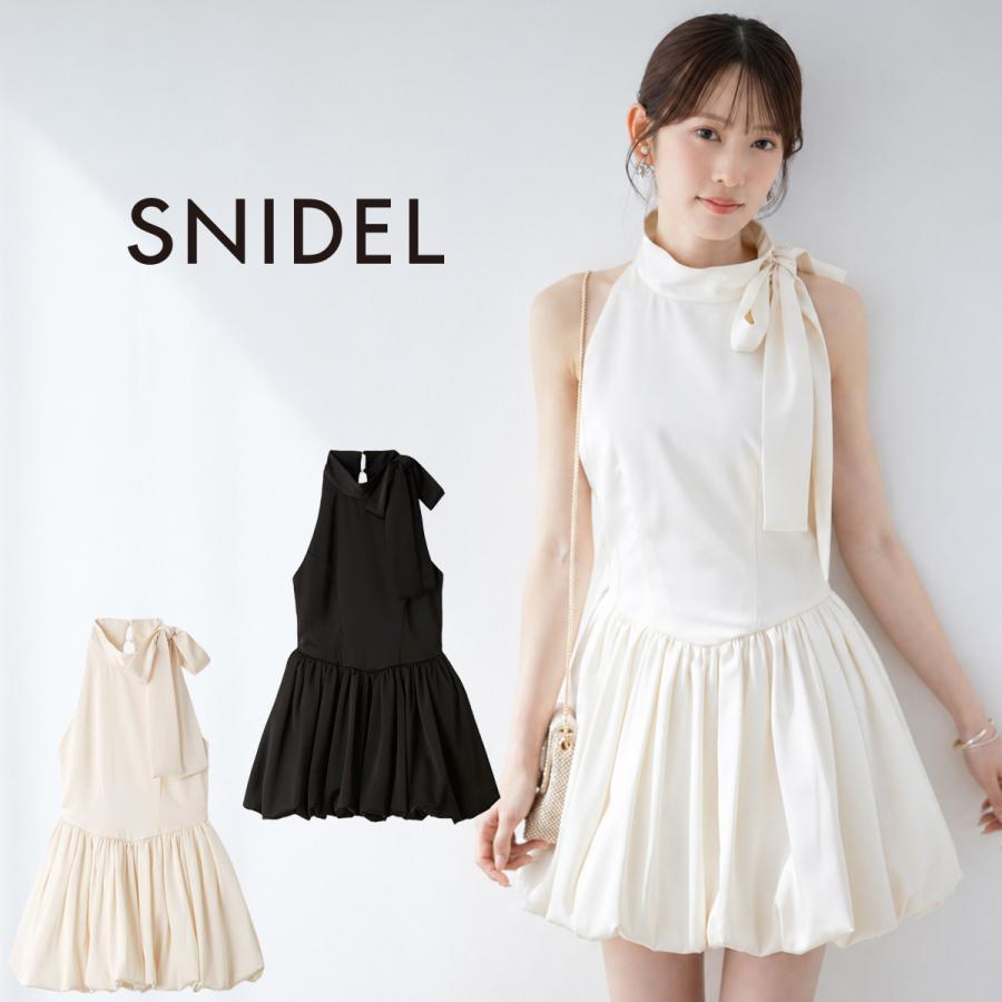 SALE40%OFF スナイデル SNIDEL ボリュームバルーンミニドレス swfo262080 レディース ミニワンピース ドレス パーティー