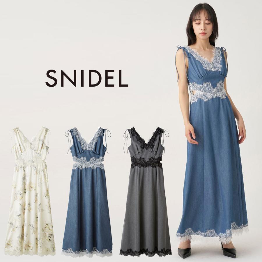 SNIDEL（スナイデル） レーストリムバリエワンピース swfo264134