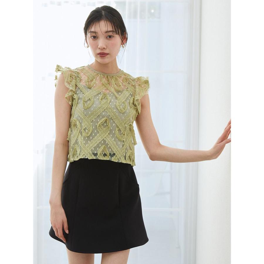 SNIDEL（スナイデル） SALE40%OFF ヘムフレアスカショ swfp254066