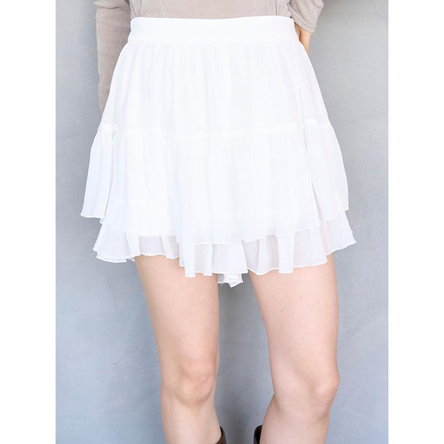 SNIDEL（スナイデル） SALE30%OFF リップルラインミニスカショーパン