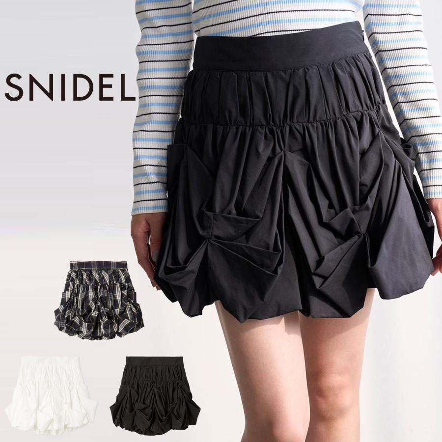 スナイデル SNIDEL ペタルバルーンスカショーパン swfp255098 レディース ショートパンツ スカート ボトムス ミニ丈 2025冬 SNIDEL（スナイデル） SALE30%OFF ペタルバルーンスカショーパン