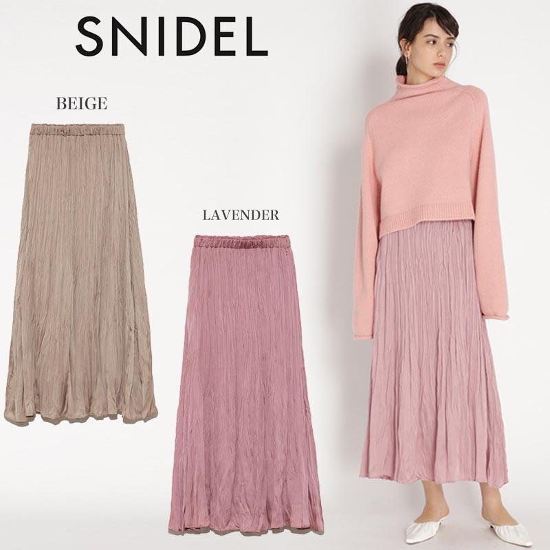 Snidel スナイデル 通販 ワッシャープリーツスカート Swfs201123 2020