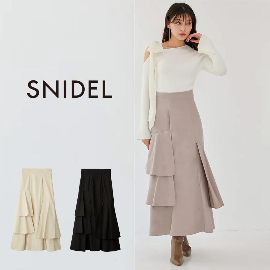SNIDEL SALE40%OFF デザインティアードスカート swfs244213 SNIDEL SALE40%OFF デザインティアードスカート swfs244213
