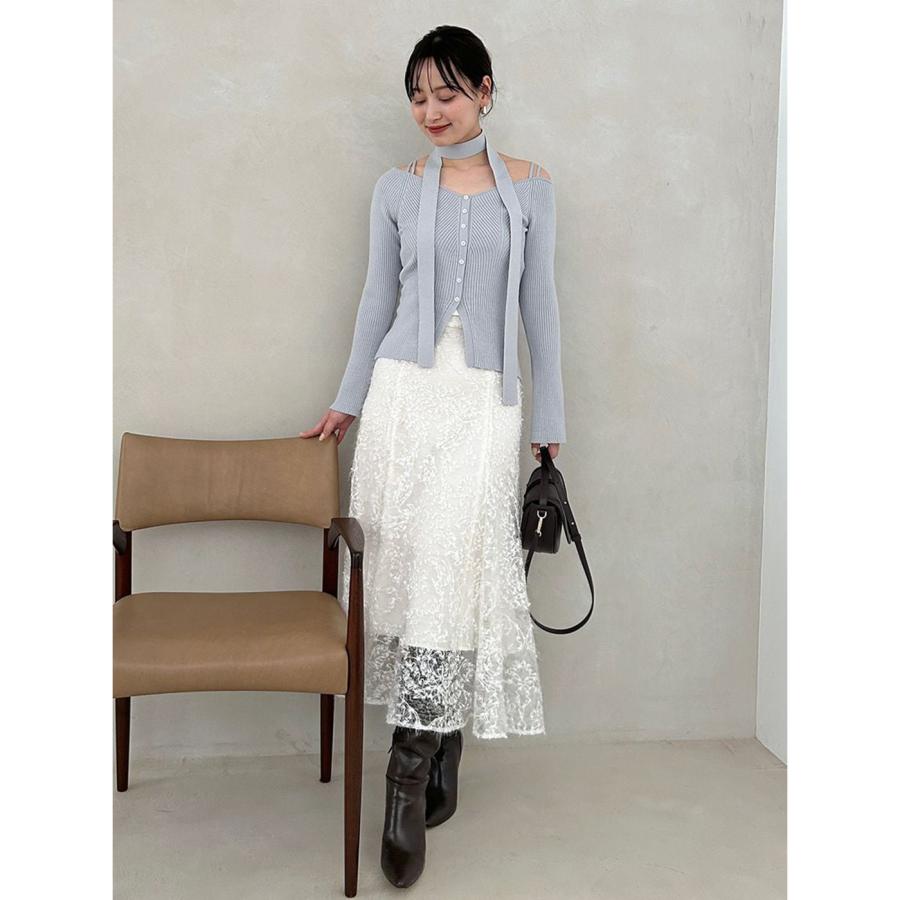 SNIDEL（スナイデル） SALE50%OFF ファブリックイレヘムフレアスカート