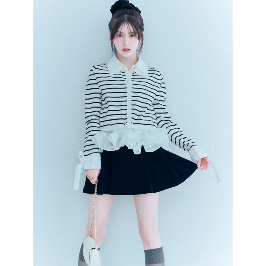 SNIDEL（スナイデル） (予約) ベルト付きプリーツミニスカート