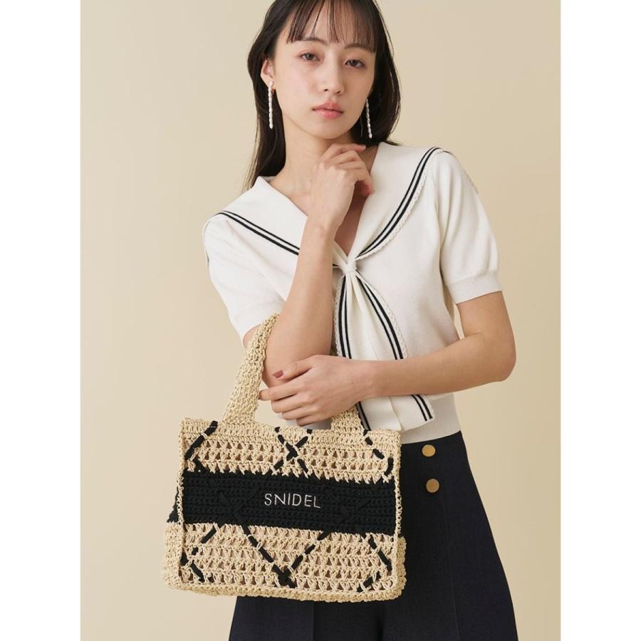 SNIDEL（スナイデル） ペーパークロシェトート swgb262626 レディース