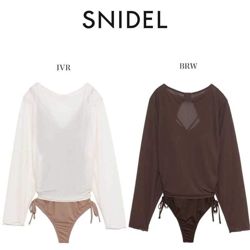 決算特価 送料無料 Snidel スナイデル 通販 セットワンピーススウィムウェア Swgg レディース 21春夏 水着 スイムウェア ラッシュガード 100 本物保証 Www Skylanceronline Com