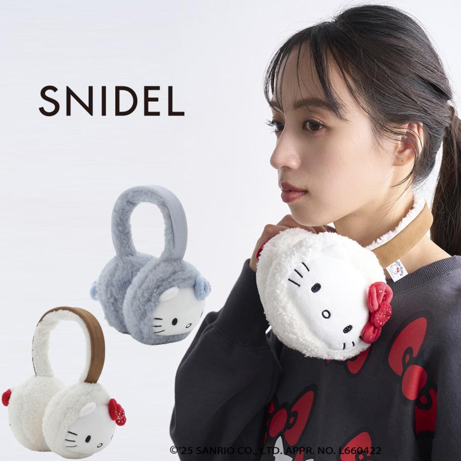 未開封♥️新作✨SNIDEL 【HELLO KITTY】イヤーマフ✨ LBLU SNIDEL（スナイデル） HELLO KITTY イヤーマフ swgg254696 レディース