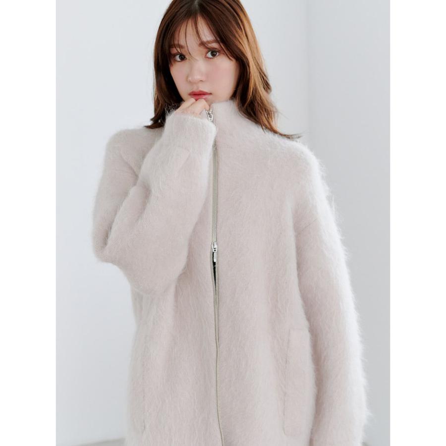 SNIDEL（スナイデル） SALE40%OFF アルパカシャギージップコート