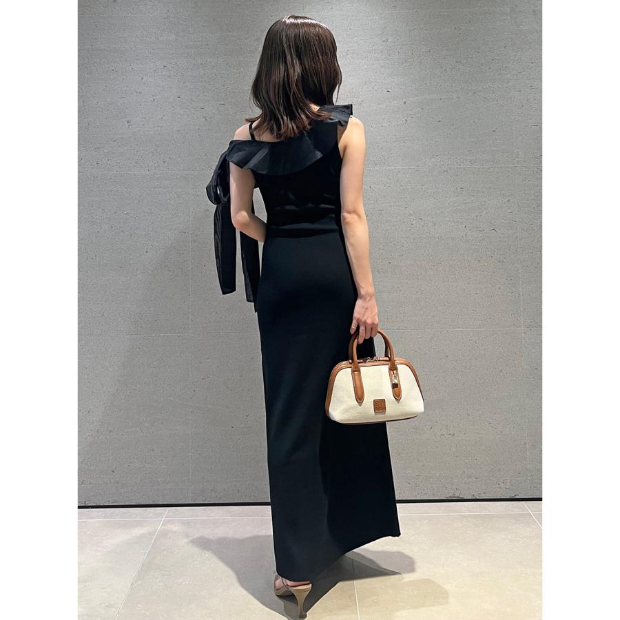 SNIDEL（スナイデル） SALE50%OFF ワンショルリボンニットワンピース