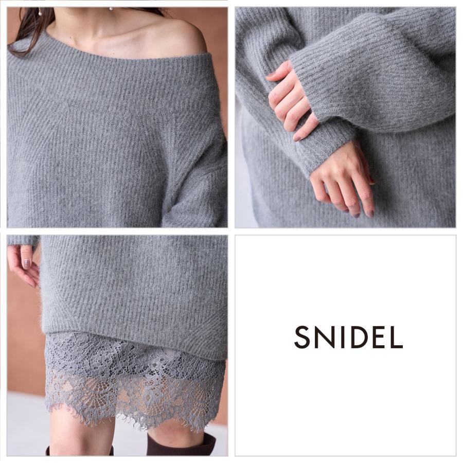 snidel スナイデル ニットミニワンピ&ガーデ セット SNIDEL（スナイデル） ＼PRE SALE40%OFF／即日発送(火曜除く)/SNIDEL