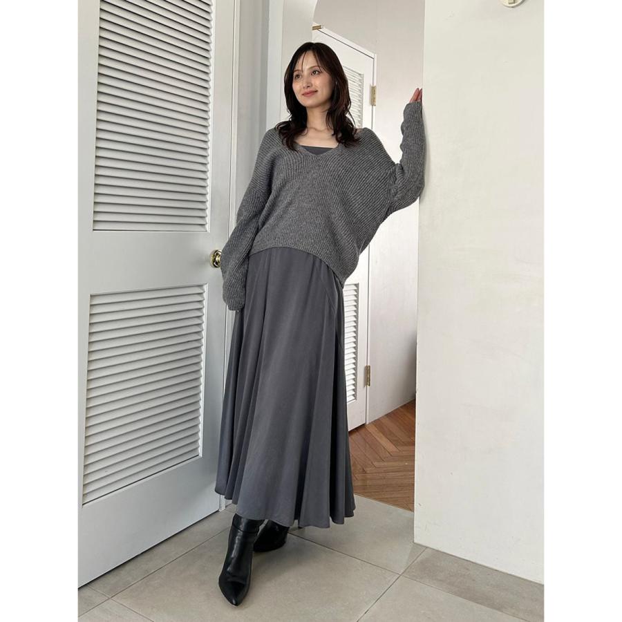 SNIDEL（スナイデル） SALE40%OFF キーネックニットセットキャミ