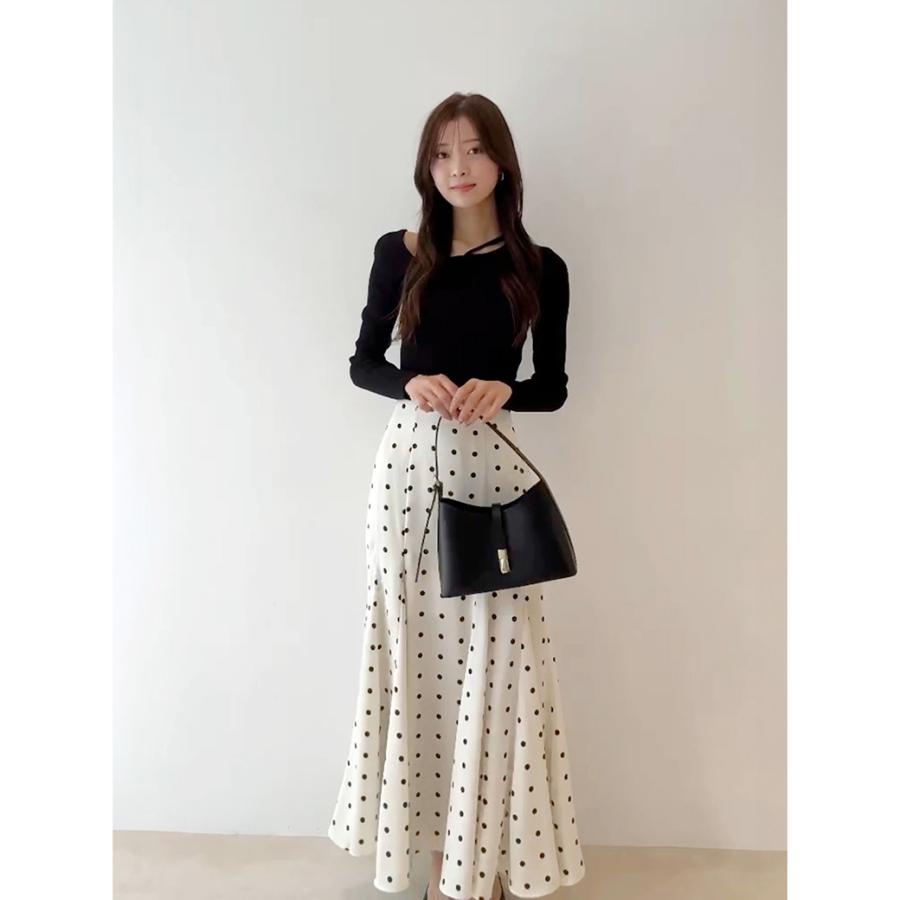 SNIDEL SALE50%OFF スナイデル アシメトリーデザインニット