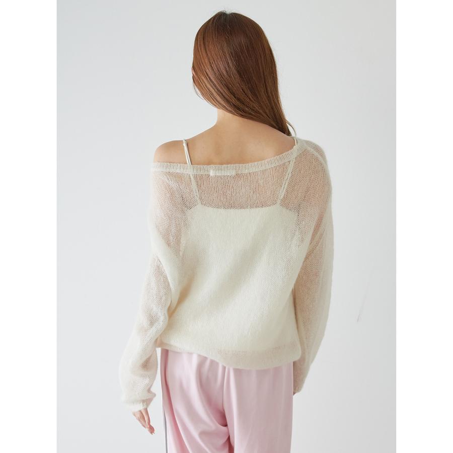 SNIDEL（スナイデル） SALE50%OFF シアーモヘヤルーズプルオーバー