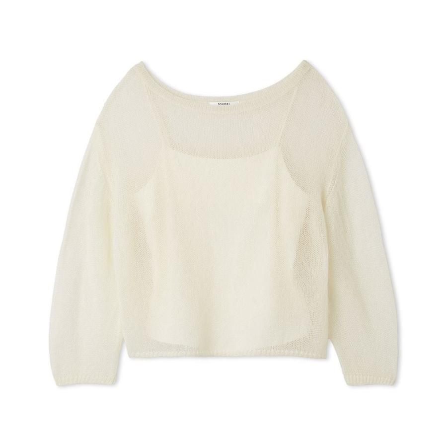 SNIDEL（スナイデル） SALE50%OFF シアーモヘヤルーズプルオーバー