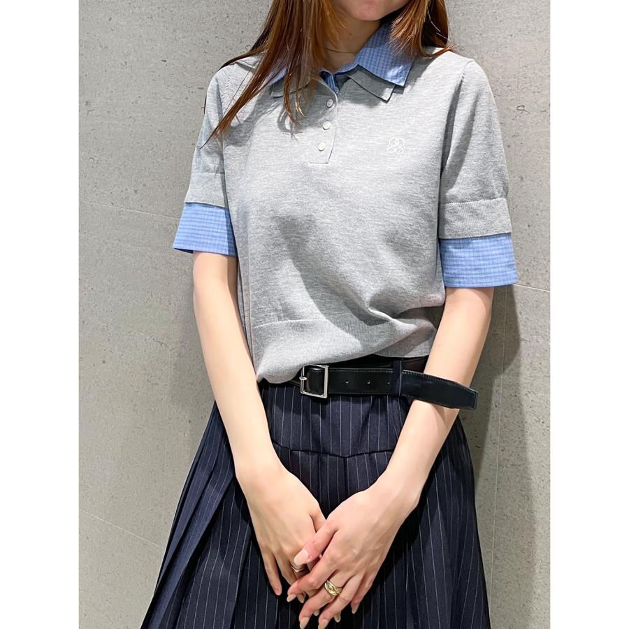 SNIDEL（スナイデル） シャツドッキングニットポロ swnt254218