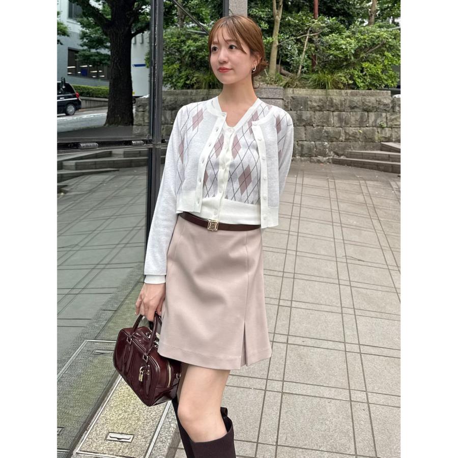 SNIDEL スナイデル アーガイルカーディガン swnt254289