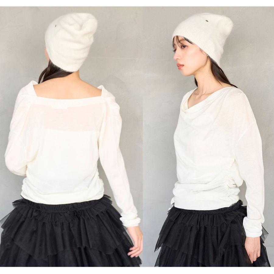 SNIDEL（スナイデル） ドレープニットトップス swnt255133 レディース