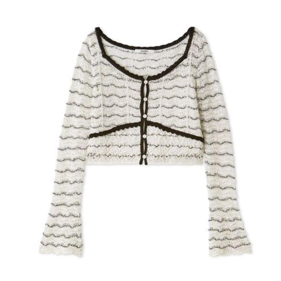 SNIDEL（スナイデル） クロシェニットトップス swnt261156 レディース