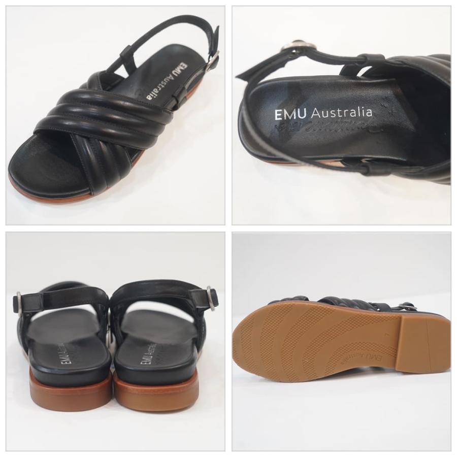 SALE20%OFF EMU Australia Borradaile クロスベルトレザーフラット