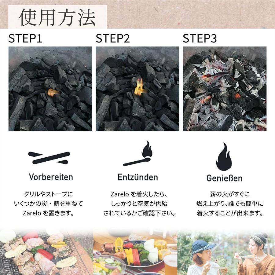 ZARELO ザレロ natural edition 麻袋付き オーガニック着火剤 約530g