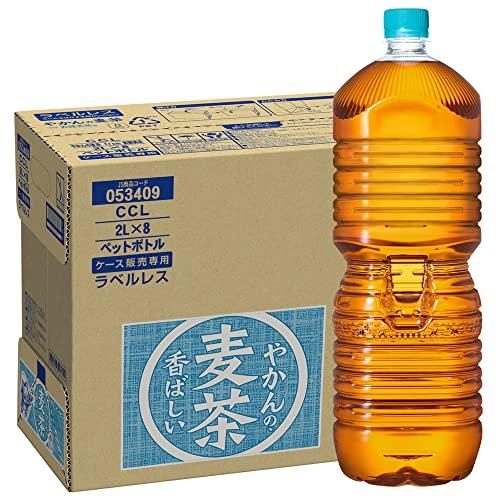 .co.jpCCL やかんの麦茶 from 爽健美茶 ラベルレス 2LPET×8本 | 