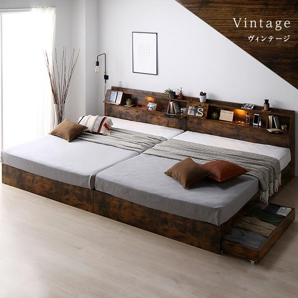 ★11時間以内発送★美品 ベッド シングル ポケットコイルマットレス付き ヴィンテージブラウン フラップ扉 照明付 収納付 棚付 宮付 コンセント付 【EIM7293088364】(26342円)