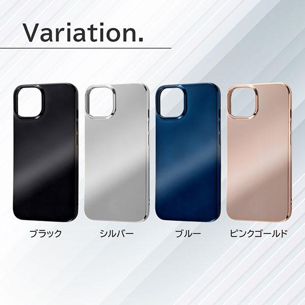 iPhone14 iPhone13 ケース ソフトケース TPU MIRROR シルバー カバー アイホン アイフォン スマホケース｜selectshopsig｜02