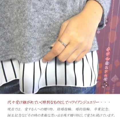 指輪 リング ハワイアンジュエリー ゴールド プルメリア スクロール ホヌの画像
