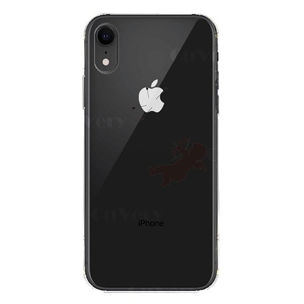 iPhoneXR ケース ソフトケース クリア ワイヤレス充電対応 キューピット アイフォン カバー スマホケース｜selectshopsig｜06