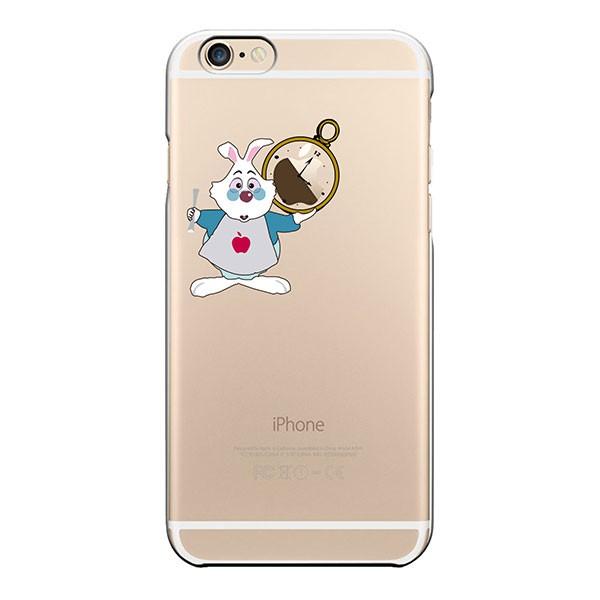 iPhone6s iPhone6 ケース ハードケース クリア カバー アイフォン シェル アリス 白うさぎ 2｜selectshopsig｜03