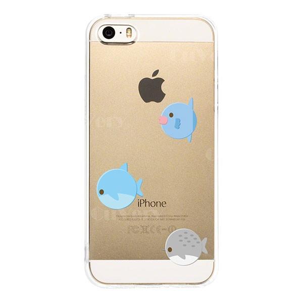 iPhoneSE 第1世代 iPhone5s iPhone5 ケース ハードケース クリア ジャケット 魚 ぎょぎょぎょ アイフォン カバー スマホケース｜selectshopsig｜02