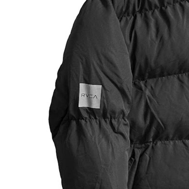 RVCA PUFFER JACKET ルーカ パファー ジャケット 中綿 入り フード ダウン BD042782 メンズ 防寒 アウター ロゴ プリント オーバー ビッグ シルエット サイズ｜selectshopvacation｜04