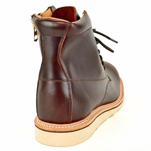 SLOW WEAR LION◇レースアップブーツ/L/ブラウン/レザー/OB-8593G