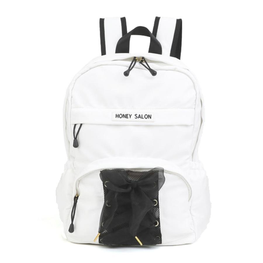 honeysalon ハニーサロン オーガンジー レースアップ リュック  